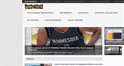 Desktop Screenshot of basketballcardworld.com
